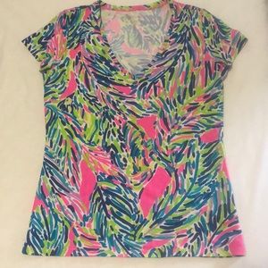 Lily Pulitzer colorful summer t-shirt